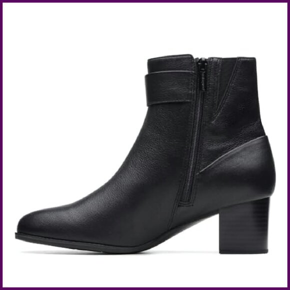 Waterproof Ankle Boots Zip Closure Leather Suede Sizes 6-12 - Picture 4 of 5